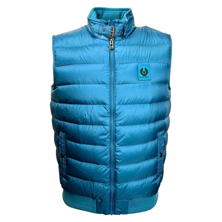 Oceaniczna Niebieska Kamizelka Tonal Circuit Gilet Belstaff