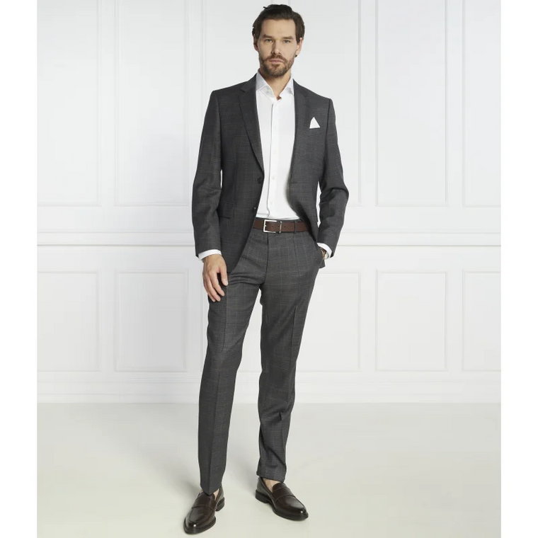 BOSS BLACK Wełniany garnitur Huge | Slim Fit