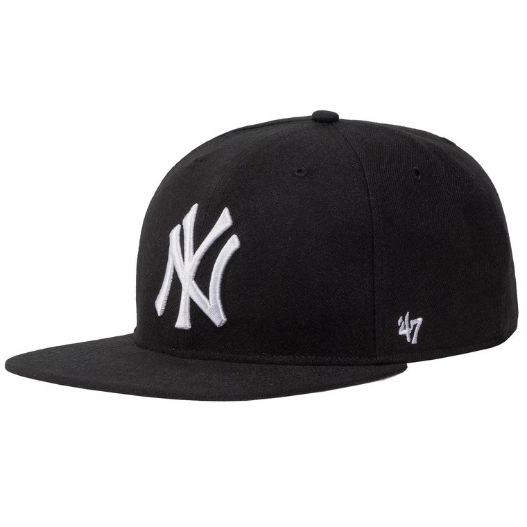 47 Brand MLB New York Yankees No Shot Cap B-NSHOT17WBP-BK, Męskie, Czarne, czapki z daszkiem, akryl, rozmiar: One size