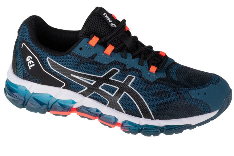 Asics Gel-Quantum 360 6 GS 1024A052-400, Dla dziewczynki, Niebieskie, buty do biegania, tkanina, rozmiar: 36