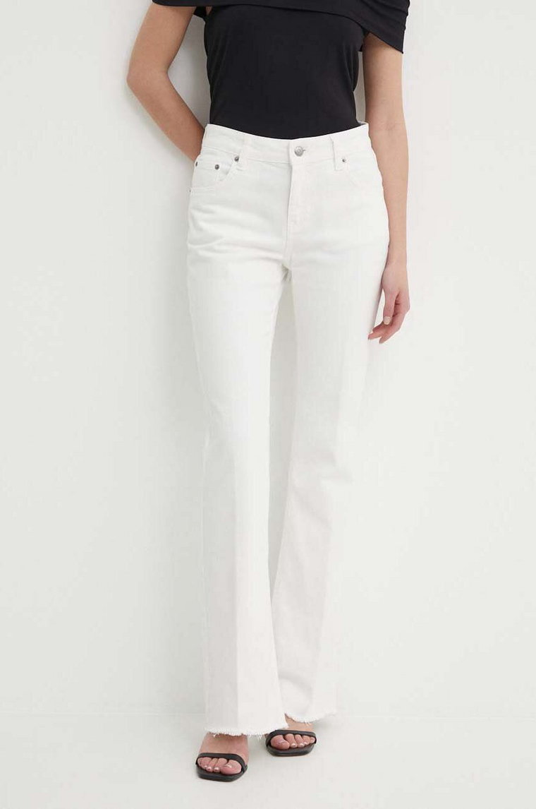 Sisley jeansy damskie medium waist