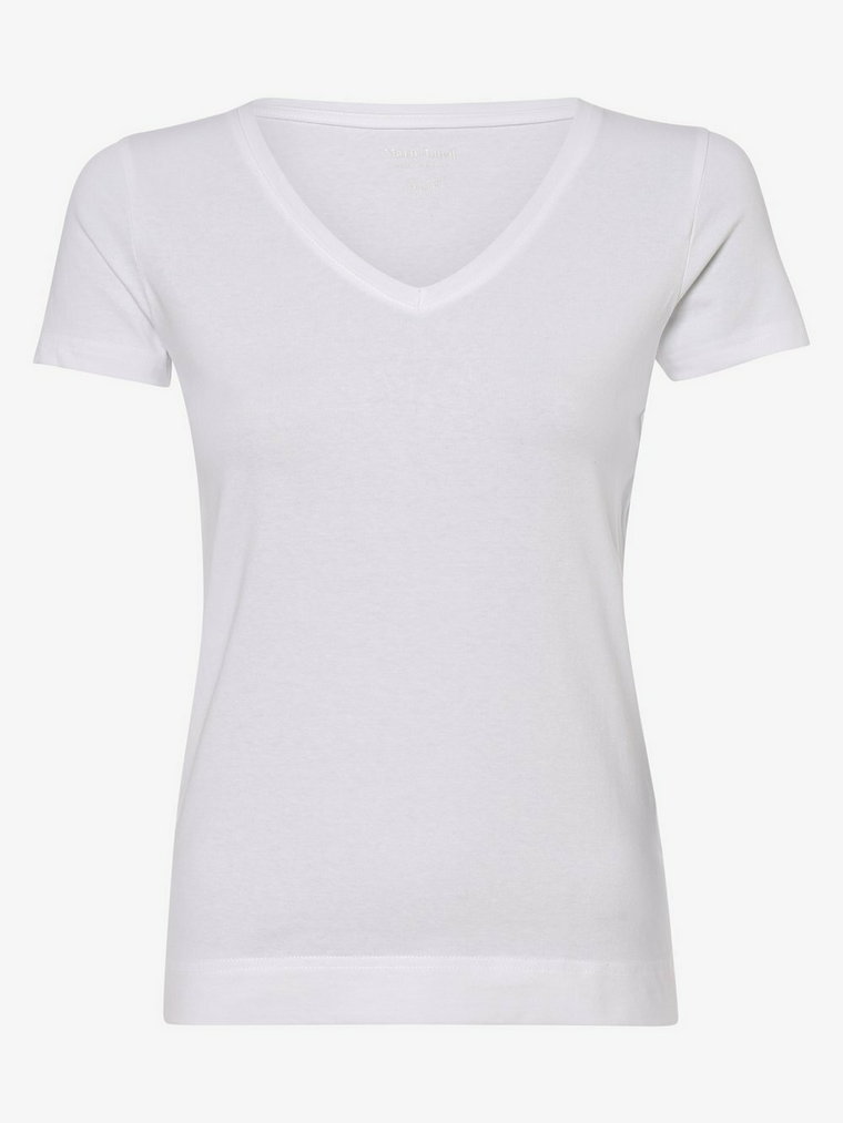 Marie Lund - T-shirt damski, biały