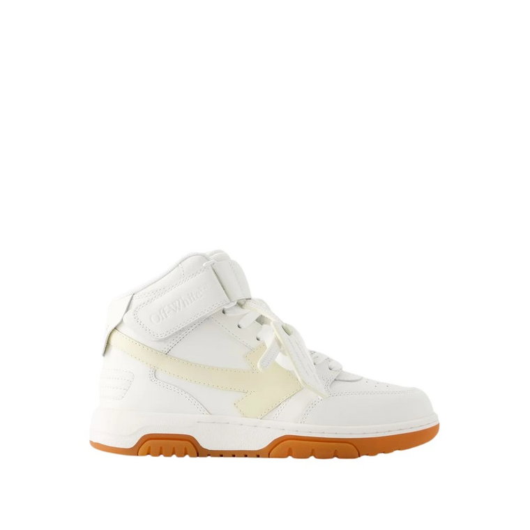 Beige Mid Top Sneakers Off White