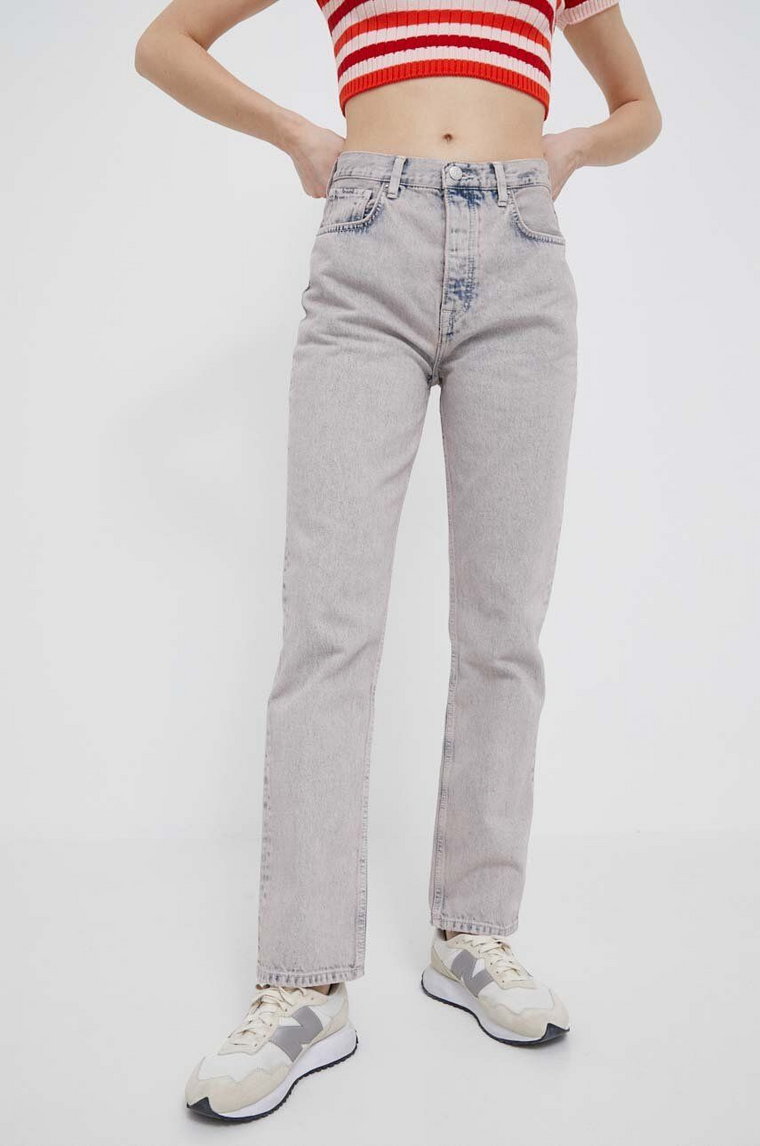 Pepe Jeans jeansy Celyn Rose damskie high waist