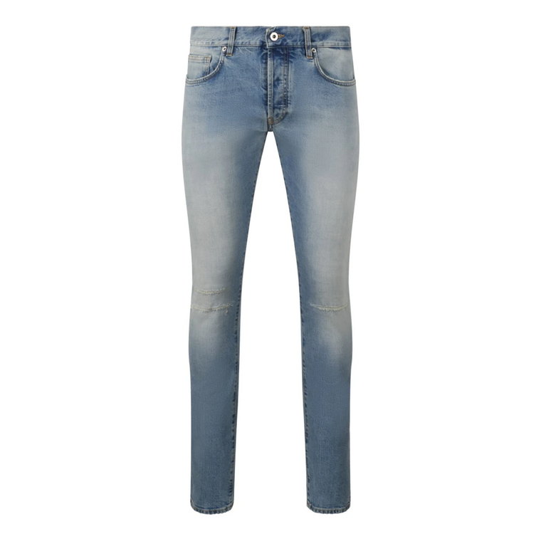 Bleached Blue Denim Straight Jeans 14 Bros