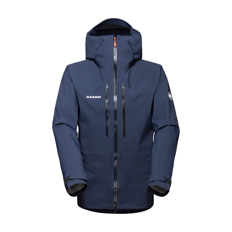 Męska kurtka przeciwdeszczowa Mammut Taiss HS Hooded Jacket marine - S