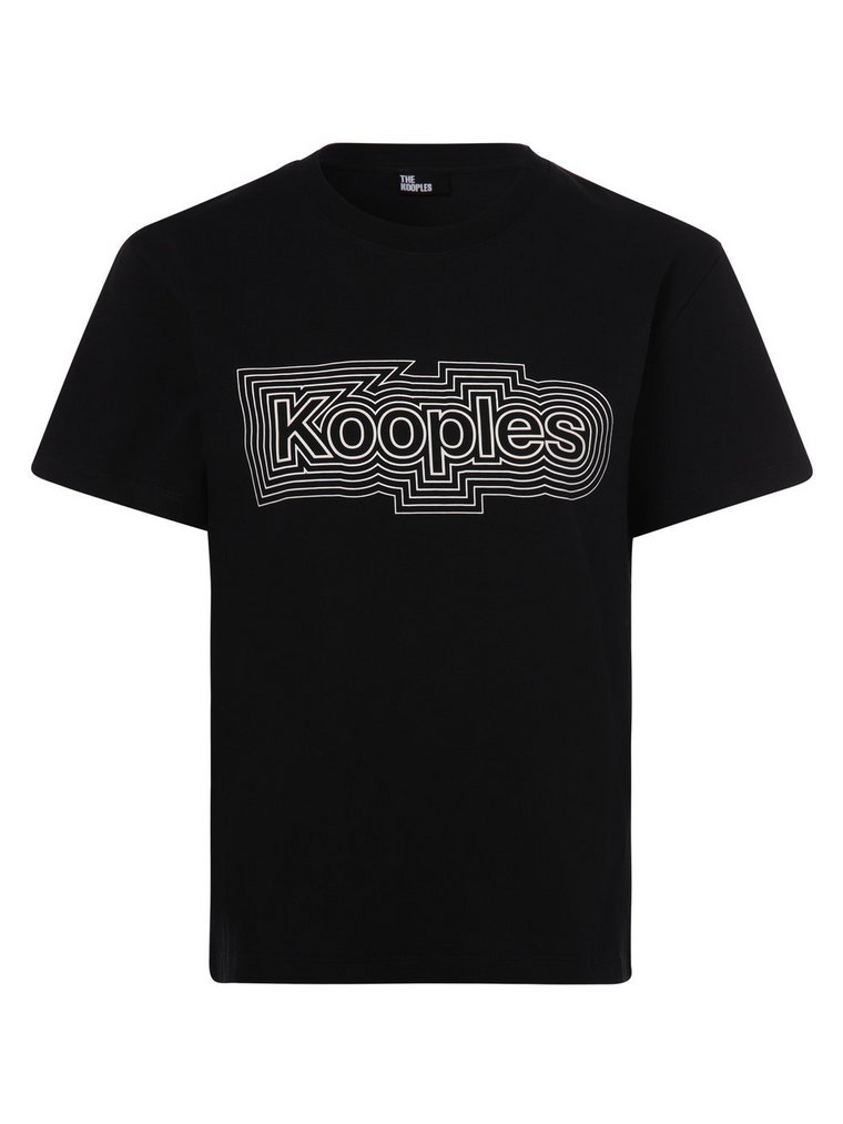 The Kooples - T-shirt damski, czarny