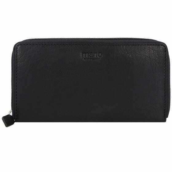 mano Don Simon Wallet Leather 19 cm schwarz