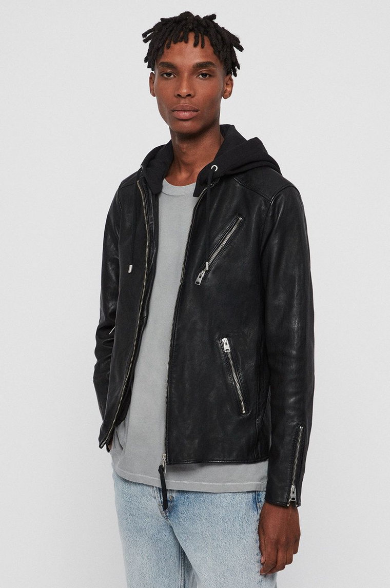 AllSaints - Kurtka skórzana HARWOOD JACKET ML035R