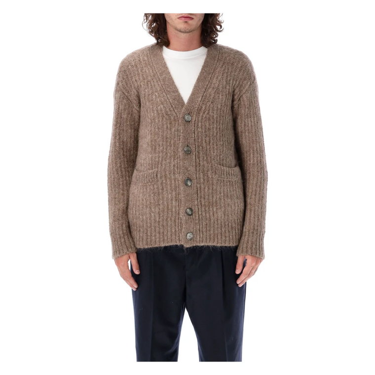 Męski Sweter w Kolorze Taupe Ami Paris