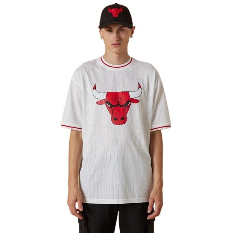 T-shirt z krótkim rękawem Chicago Bulls Mesh Logo New Era