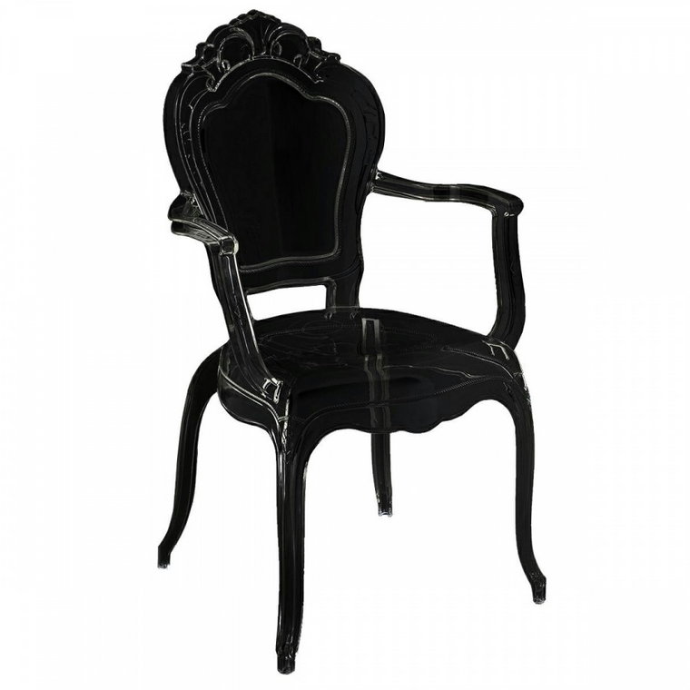 Krzesło KING ARM czarne - poliwęglan kod: 777-APC.BLACK