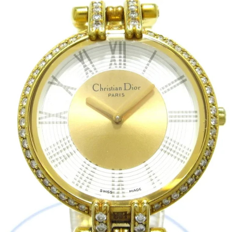 Pre-owned Yellow Gold watches Dior Vintage