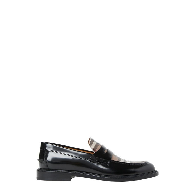 Check Panel Loafers Burberry
