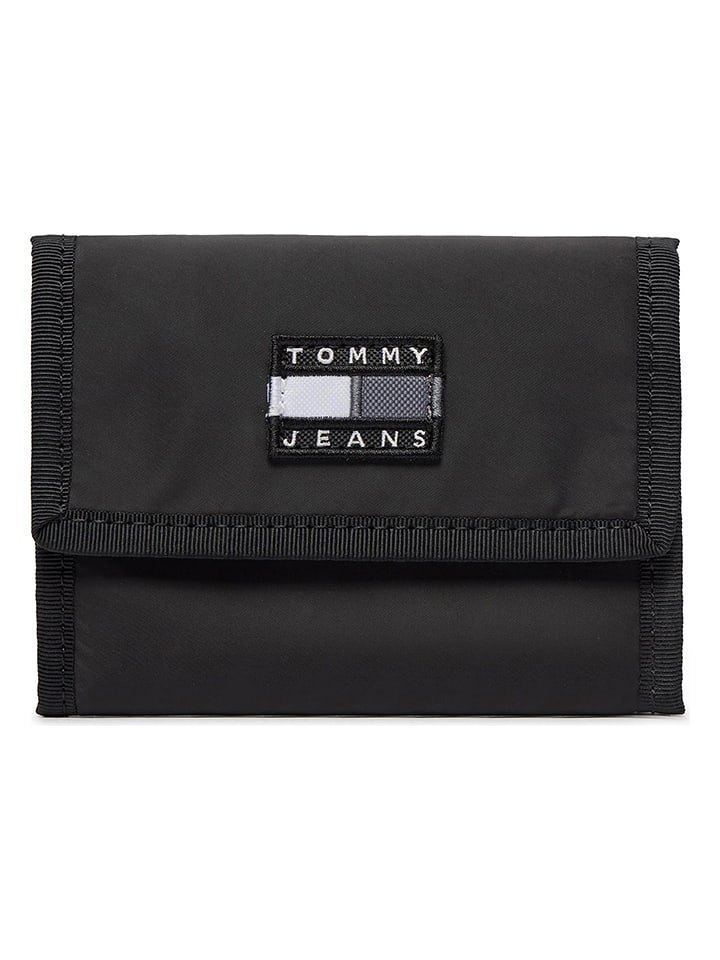 Tommy Hilfiger Portfel w kolorze czarnym - 13 x 10 x 1 cm