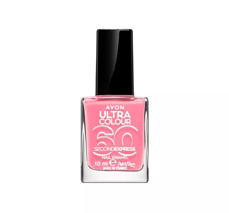 AVON ULTRA COLOUR 60 SECOND EXPRESS SZYBKOSCHNĄCY LAKIER DO PAZNOKCI BUBBLEGUM 10ML