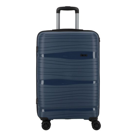 d&n Travel Line 4300 4 kółka Walizka M 68 cm dunkelblau