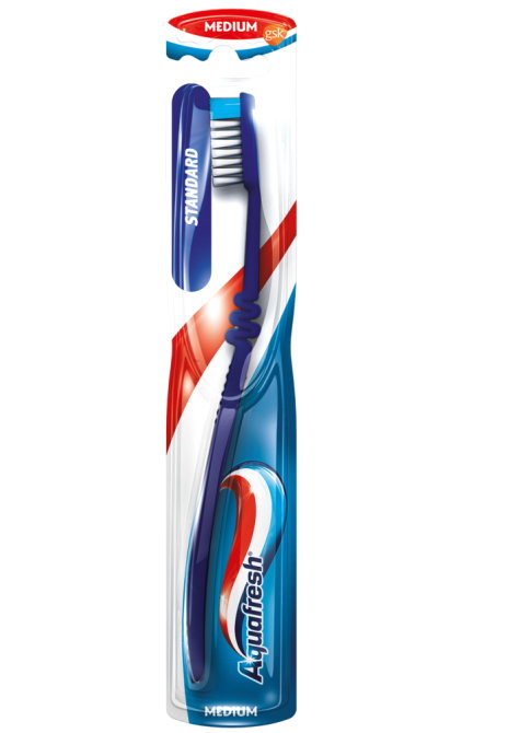 Aquafresh Family Toothbrush szczoteczka do zębów Medium 1szt