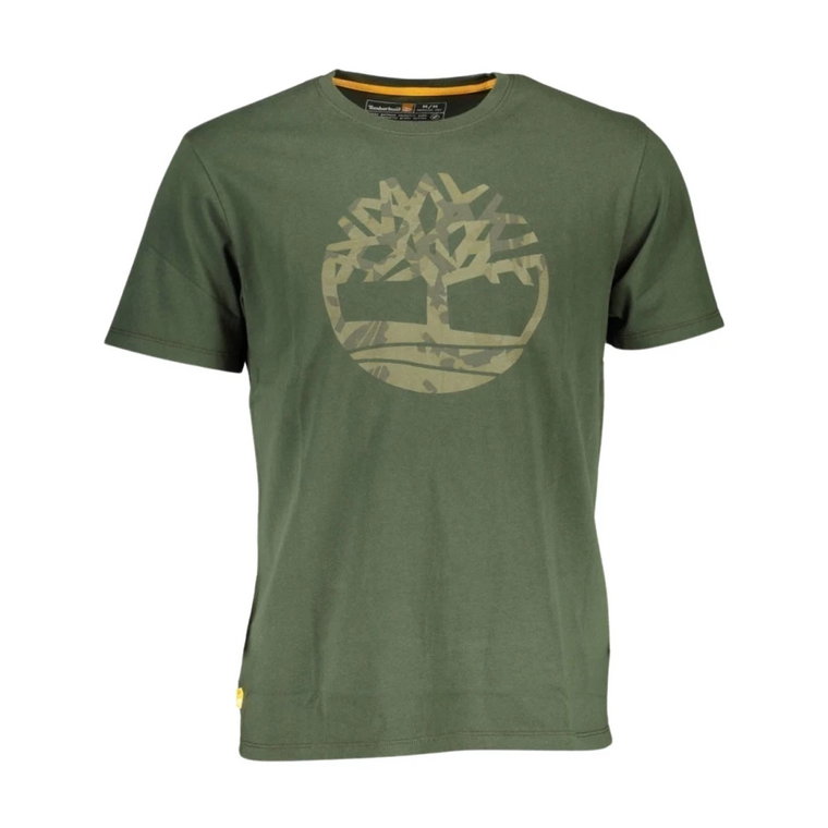 T-shirt z krótkim rękawem Zielony Timberland