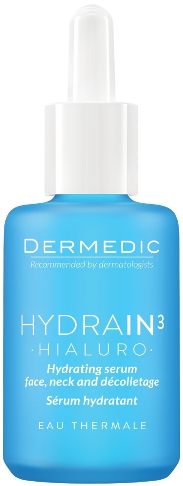 Dermedic Hydrain 3 Hialuro - serum nawadniające do twarzy, szyji i dekoltu 30ml