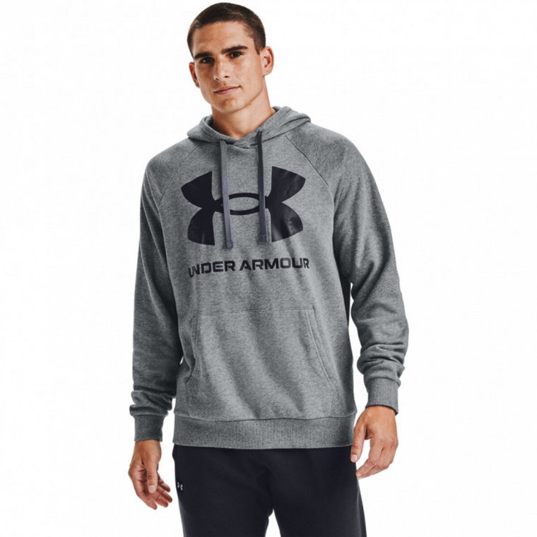 Męska bluza dresowa  nierozpinana z kapturem UNDER ARMOUR UA Rival Fleece Big Logo HD