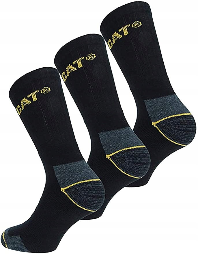 Skarpety Robocze Cat 3 Pary Eu 41-45 Caterpillar Real Work Socks