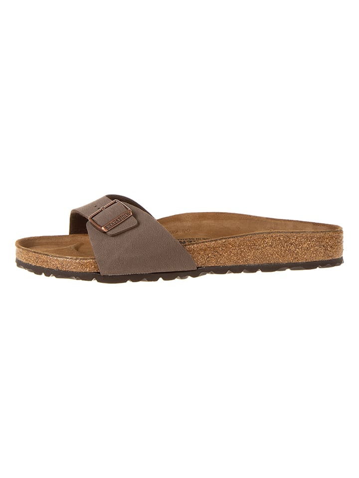 Birkenstock Klapki "Madrid" w kolorze szarobrązowym