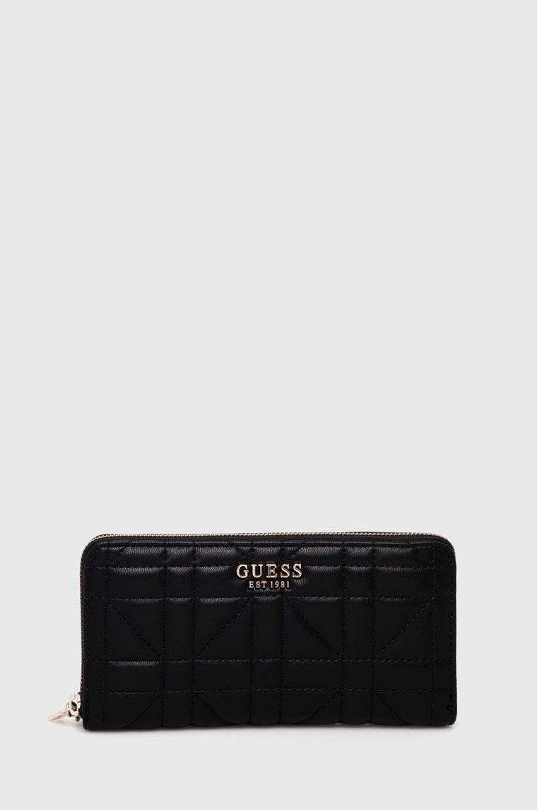 Guess portfel ASSIA damski kolor czarny SWQG84 99460