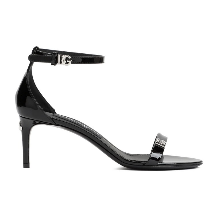 Czarne Sandały Dolce & Gabbana