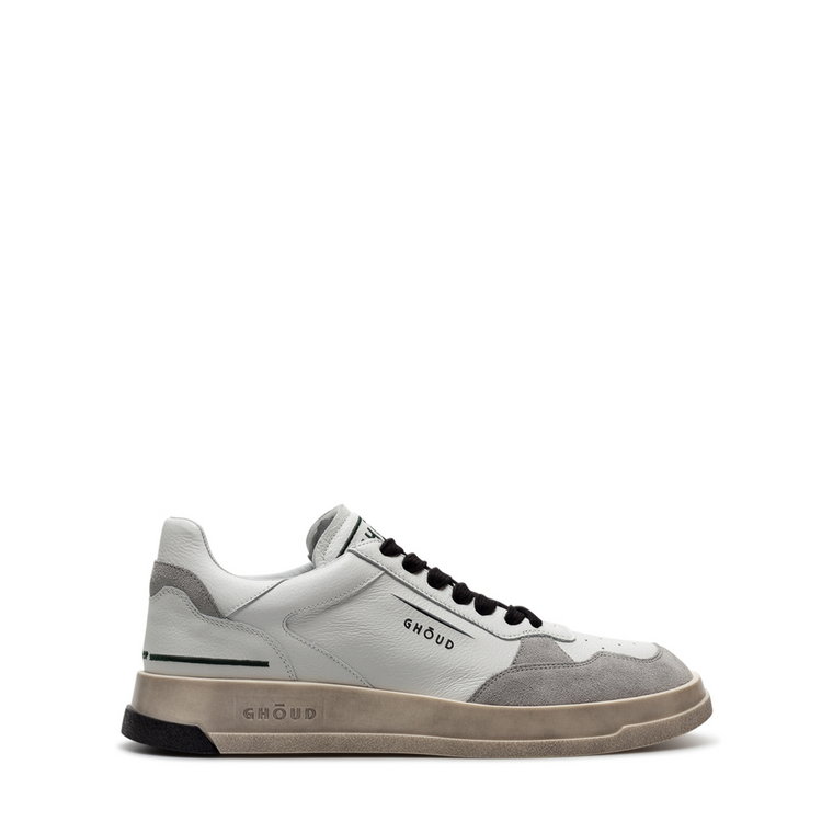 Białe Skórzane Sneakersy Ls02 Ghoud