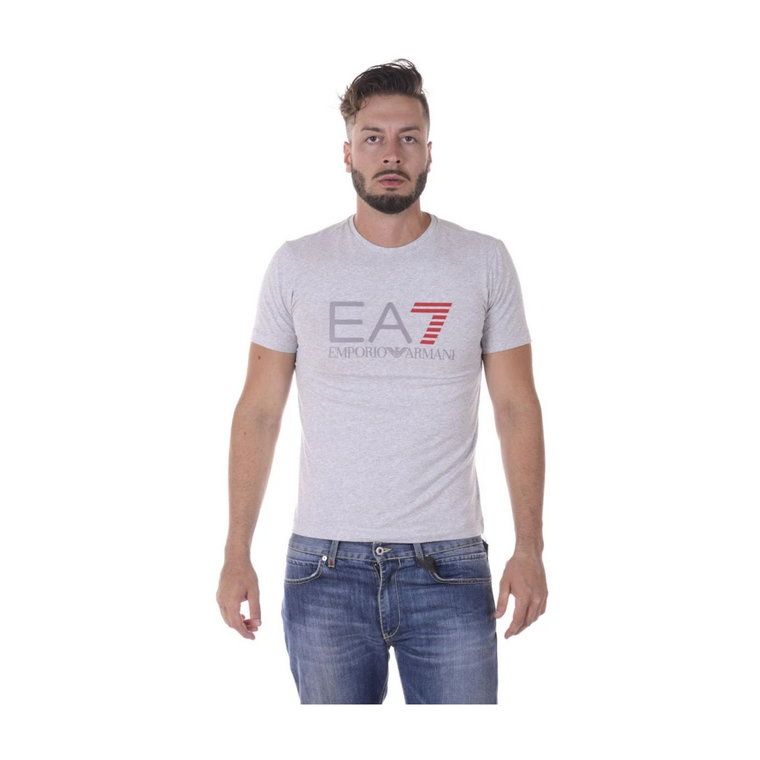 Casual Logo Print T-Shirt Emporio Armani EA7