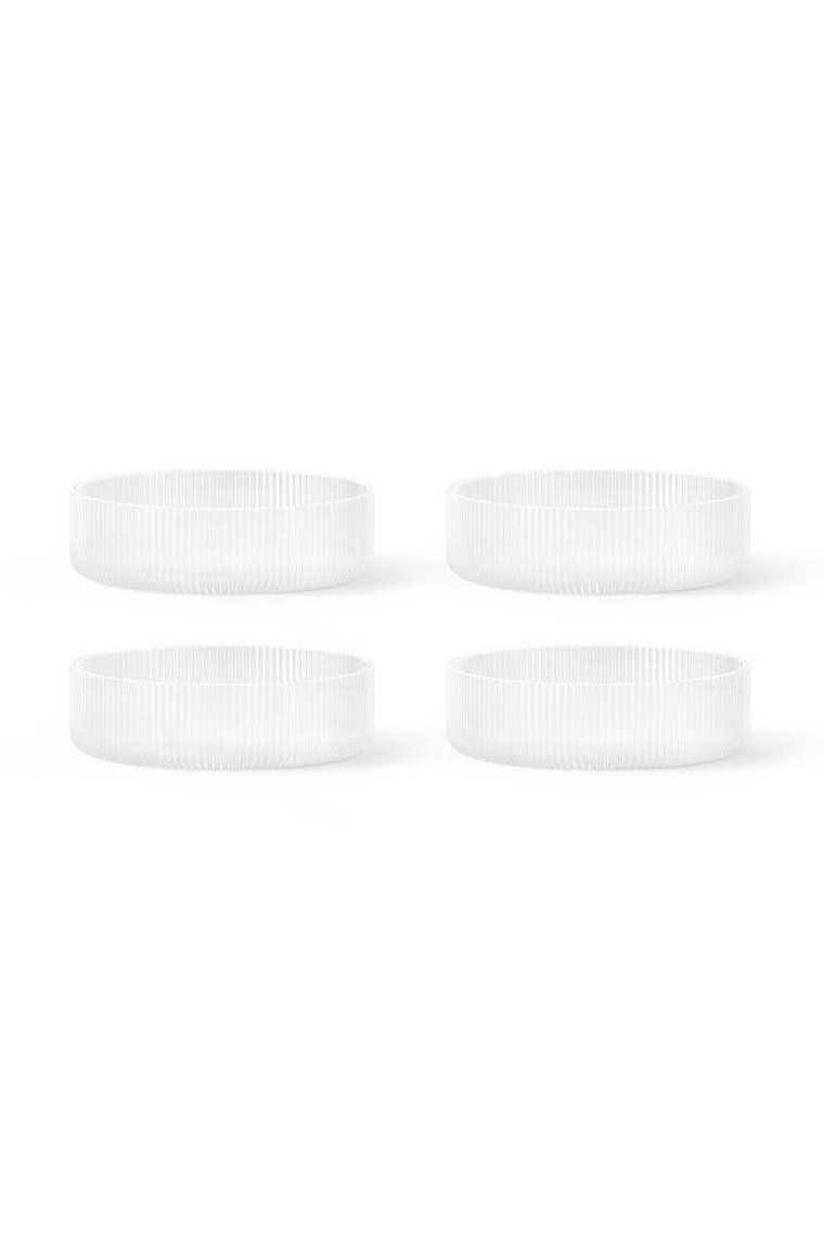 ferm LIVING zestaw misek Ripple Serving Bowls  4-pack