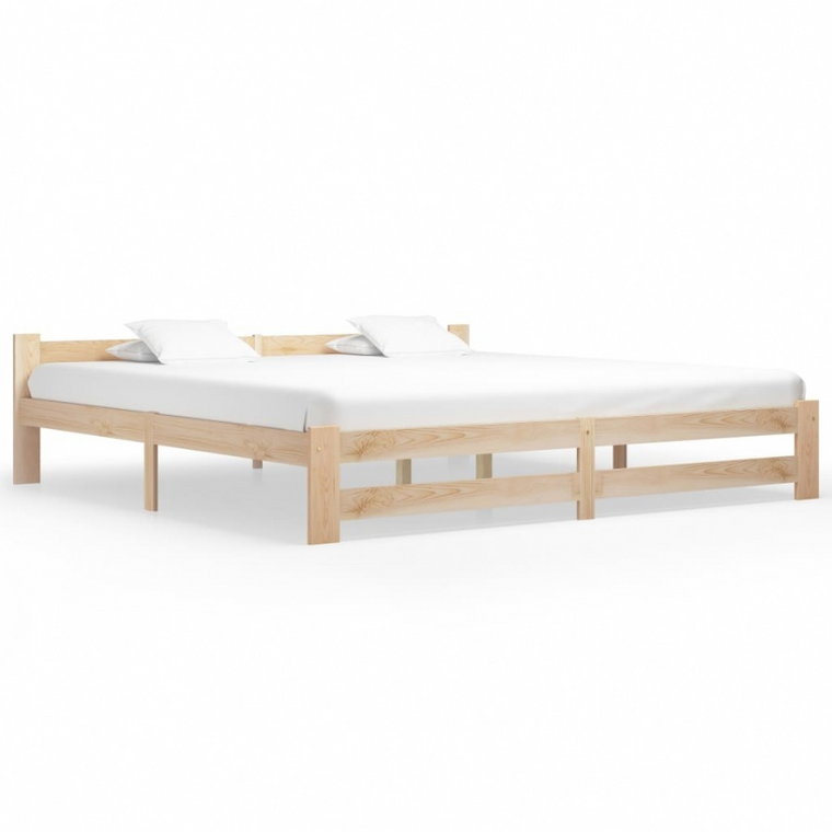 Rama łóżka, lite drewno sosnowe, 200 x 200 cm kod: V-321997