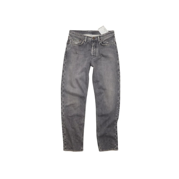 River Ash Black Denim Jeans Acne Studios