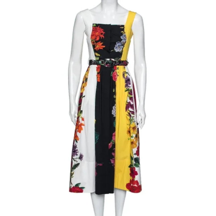 Pre-owned Acetate dresses Oscar De La Renta Pre-owned