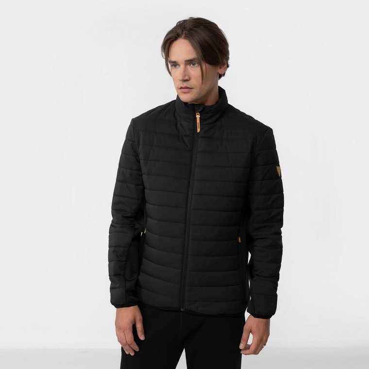 Męska kurtka przejściowa GUESS ALBERIC WIND JACKET - czarna