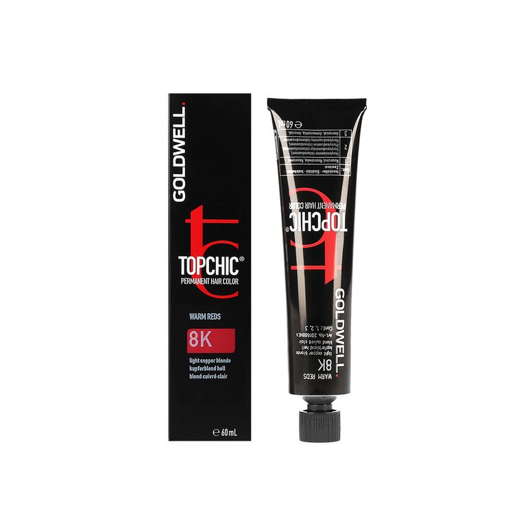 Goldwell, Topchic, farba do włosów, 8K Light Copper Blonde, 60 ml