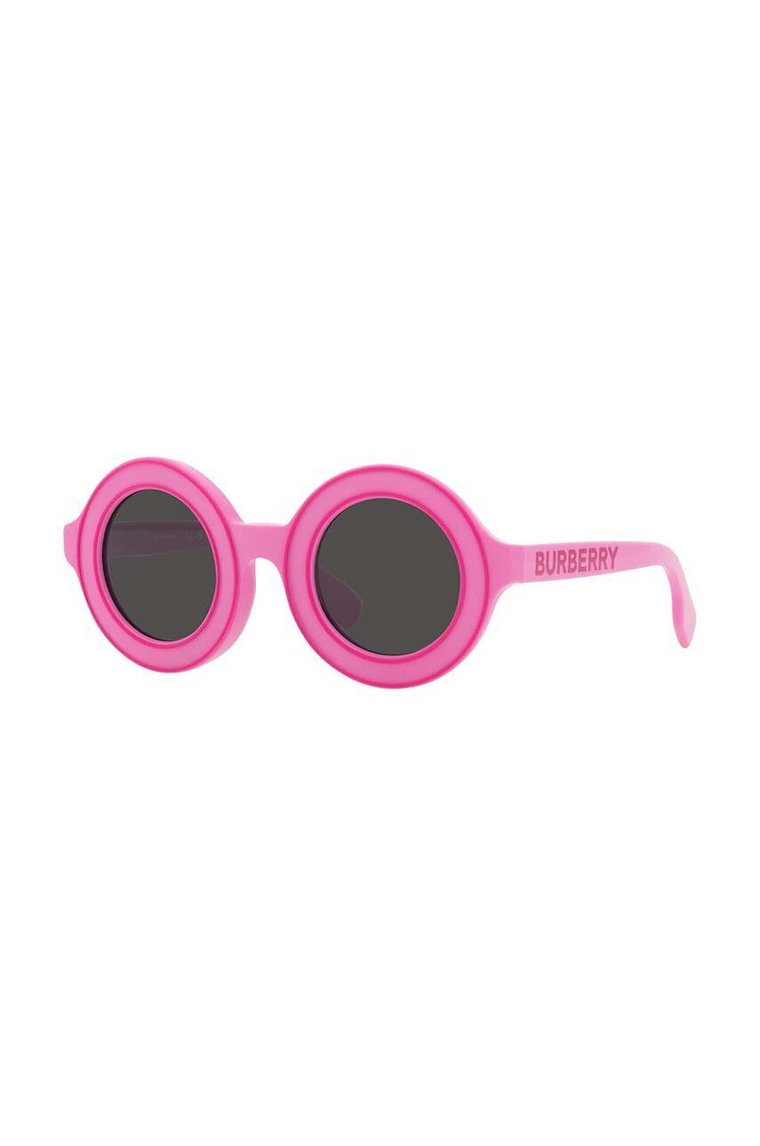 Burberry okulary przeciwsłoneczne dziecięce kolor różowy 0JB4386