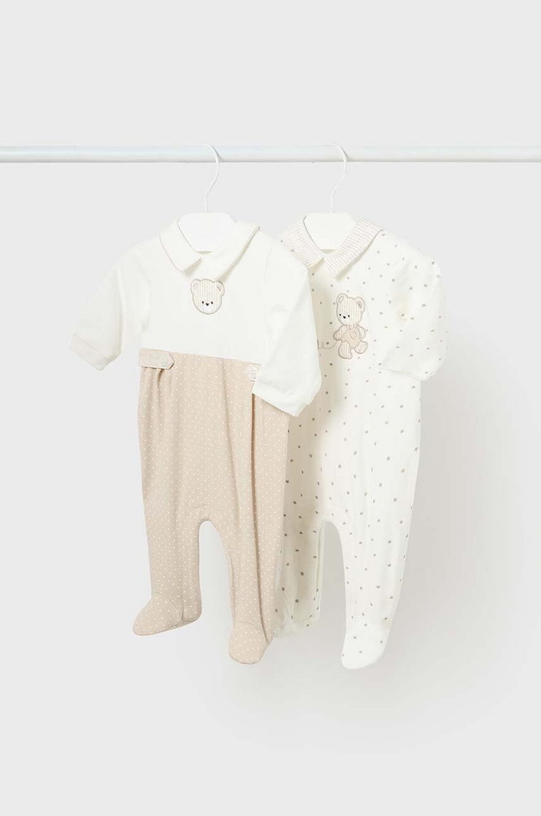 Mayoral Newborn pajacyk niemowlęcy 2-pack