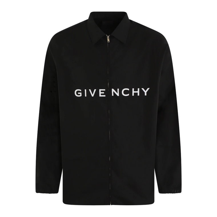 Męska Koszulka Boxyfit z Logo Czarna Givenchy