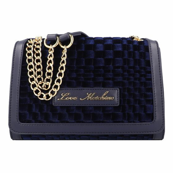 Love Moschino Velvet Woven Torba na ramię 23 cm midnight-midnight