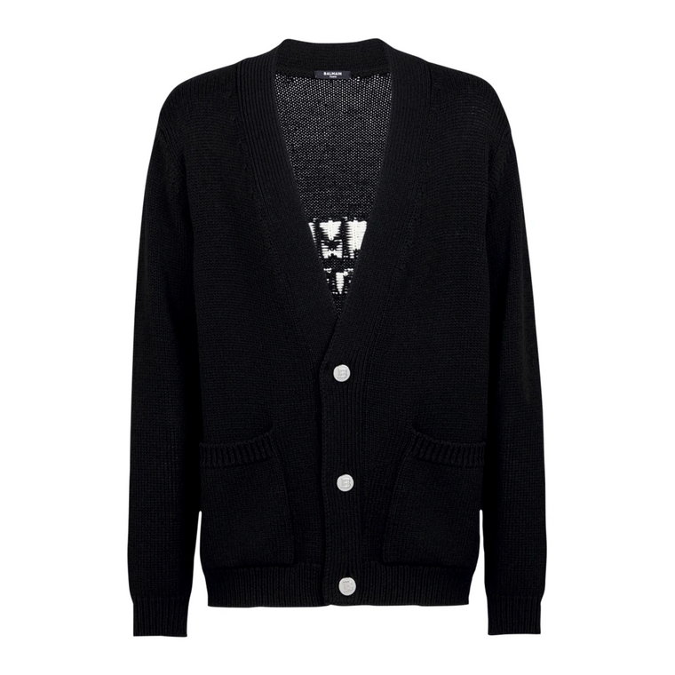 Sweter z logo Balmain