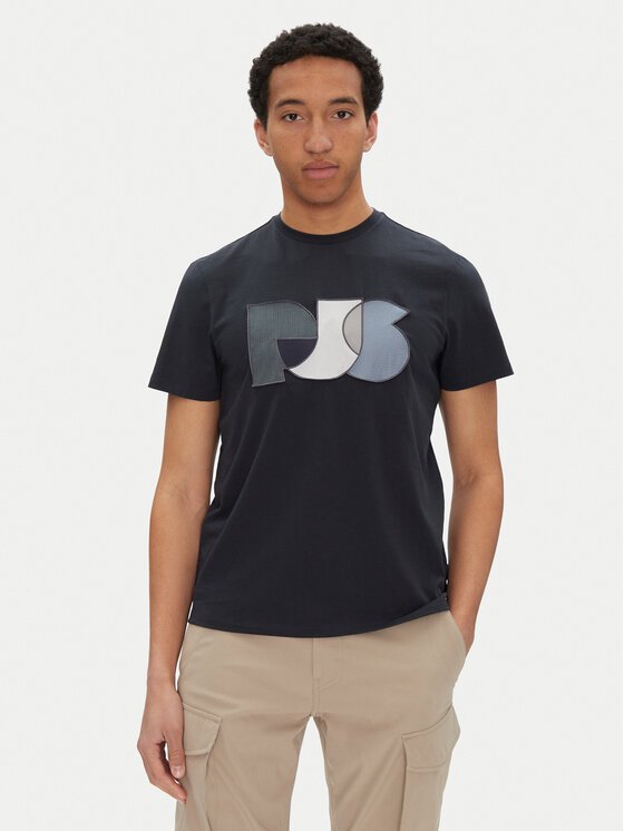 PARAJUMPERS｜ (LELAND TEE (25SS-PMTSGT09-327)) Parajumpers T-Shirt Leland 25SMPMTSGT09 Granatowy Regular