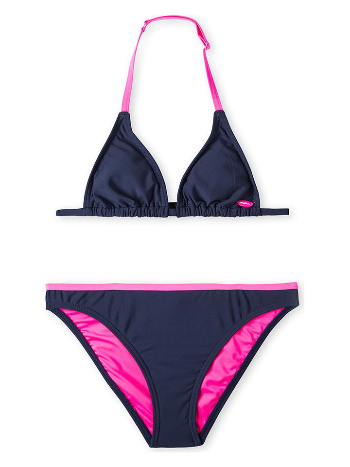 ONEILL Bikini "Essentials" w kolorze granatowo-różowym