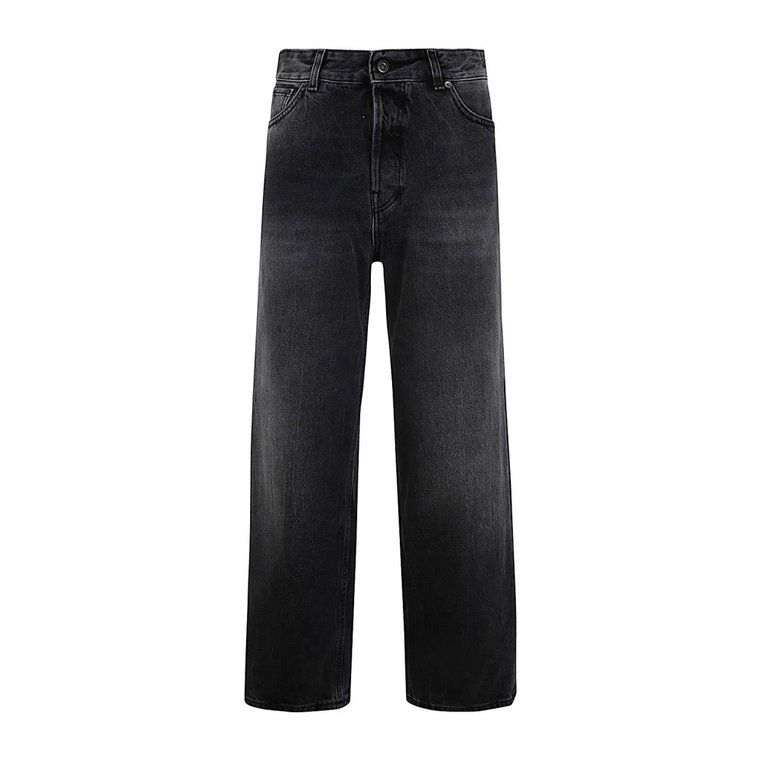 Spider Black Cropped Jeans Haikure