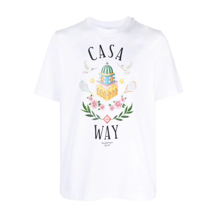 Casa Way Organiczna Koszulka z Bawełny Casablanca