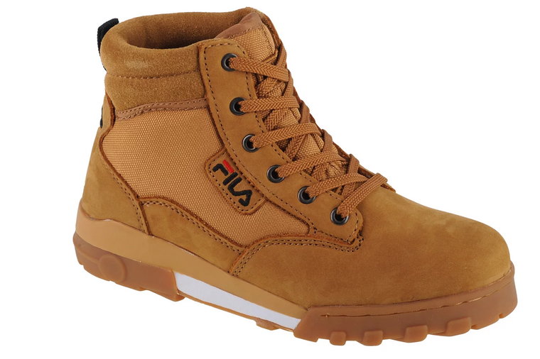 Fila Grunge II Mid Wmn FFW0217-23015, Damskie, Żółte, trapery, nubuk, rozmiar: 38