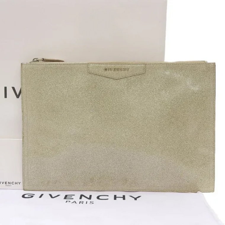 Pre-owned Leather clutches Givenchy Pre-owned