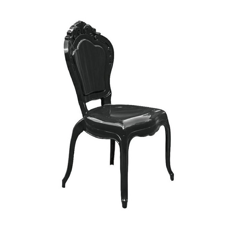Krzesło KING czarne - poliwęglan kod: 666-APC.BLACK