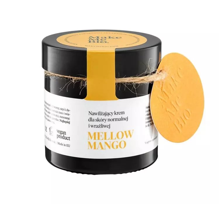 MAKE ME BIO MELLOW MANGO NAWILŻAJĄCY KREM DLA SKÓRY NORMALNEJ I WRAŻLIWEJ 60ML